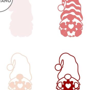 Intra απο ξύλο plywood 3mm-4mm πάχος – Valentine's Gnomes Bundle Multilayer Tem Δίασταση 20x20 cm INTRAFABR-86440975 - Image 9