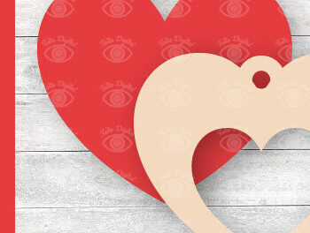 Intra απο ξύλο plywood 3mm-4mm πάχος – Ετικέτες δώρου Κρεμαστές καρδιές Αγίου Βαλεντίνου Δίασταση  20x20 cm INTRAFABR-88211260 - Image 6