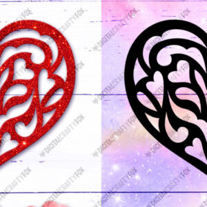 Intra απο ξύλο plywood 3mm-4mm πάχος – Καρδιά του Αγίου Βαλεντίνου, Heart Δίασταση  20x20 cm INTRAFABR-115437679