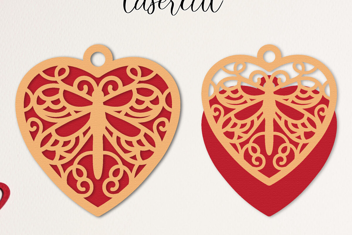 Intra απο ξύλο plywood 3mm-4mm πάχος – Κοπή με λέιζερ καρδιάς Αγίου Βαλεντίνου Δίασταση  20x20 cm INTRAFABR-113719181
