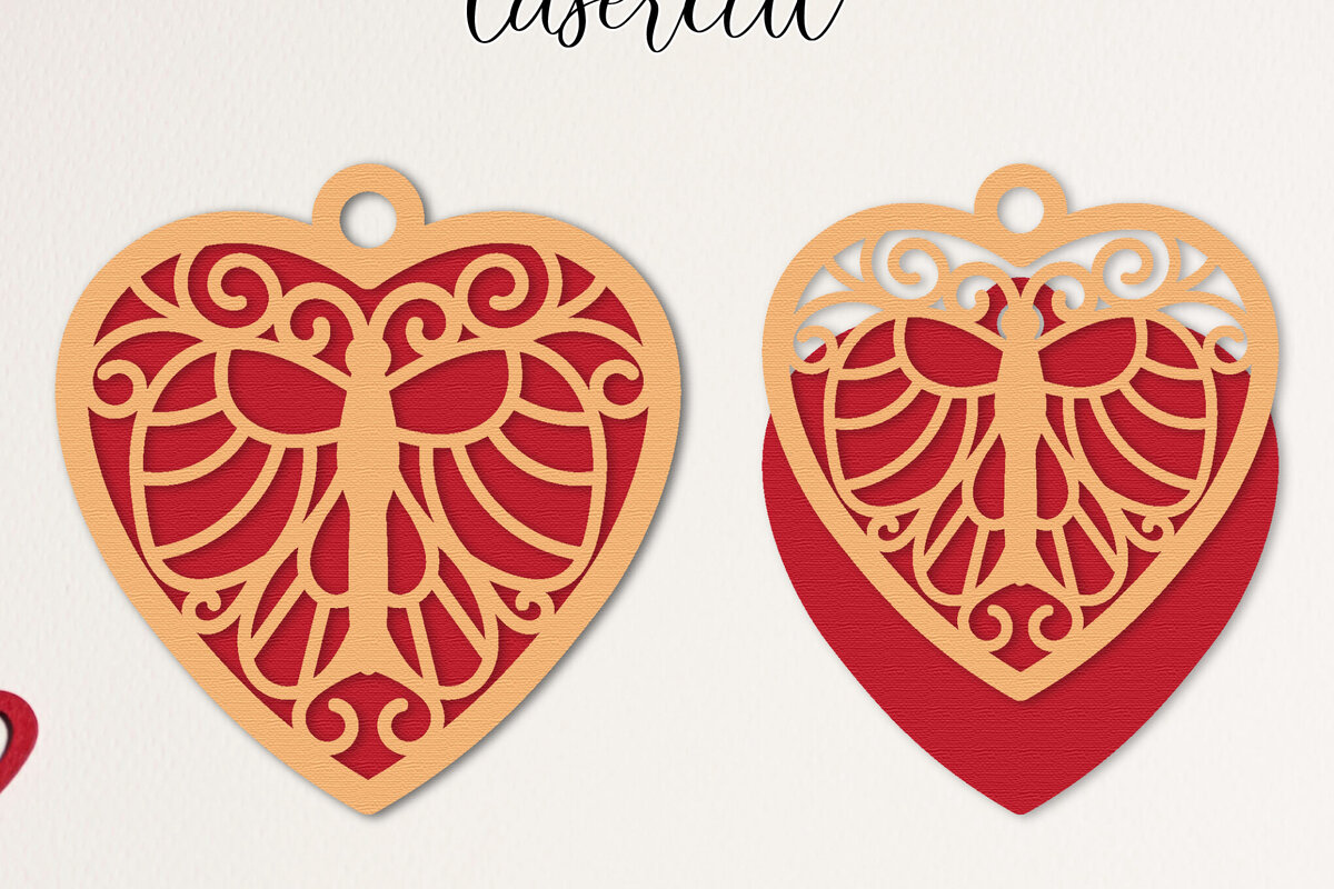 Intra απο ξύλο plywood 3mm-4mm πάχος – Κοπή με λέιζερ καρδιάς Αγίου Βαλεντίνου Δίασταση  20x20 cm INTRAFABR-113719281