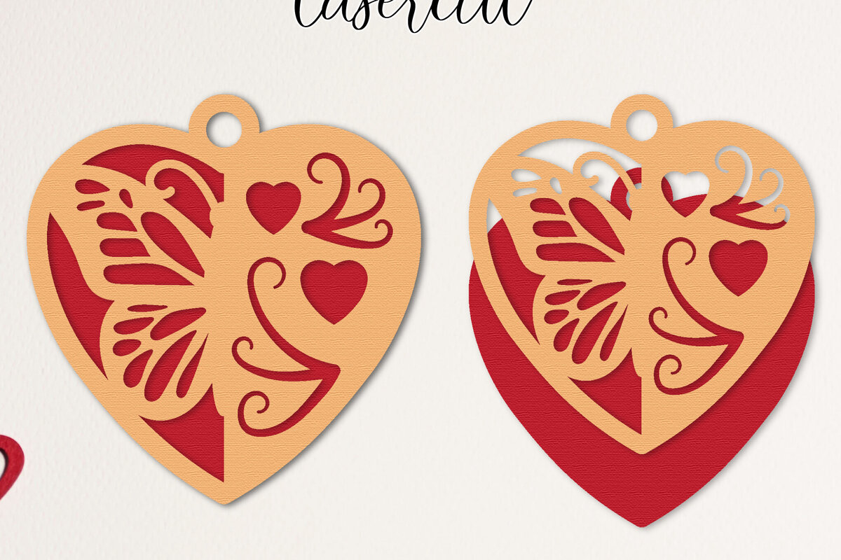 Intra απο ξύλο plywood 3mm-4mm πάχος – Κοπή με λέιζερ καρδιάς Αγίου Βαλεντίνου Δίασταση  20x20 cm INTRAFABR-113719352