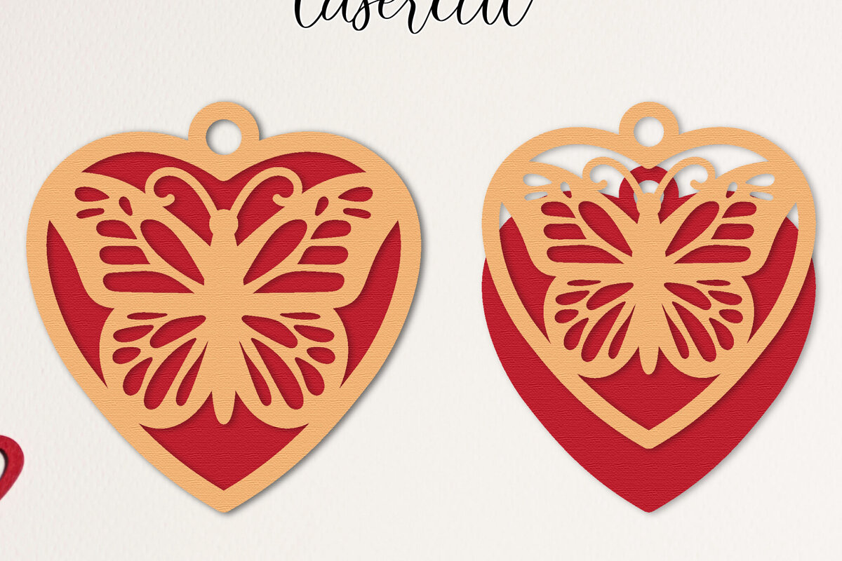 Intra απο ξύλο plywood 3mm-4mm πάχος – Κοπή με λέιζερ καρδιάς Αγίου Βαλεντίνου Δίασταση  20x20 cm INTRAFABR-113719381