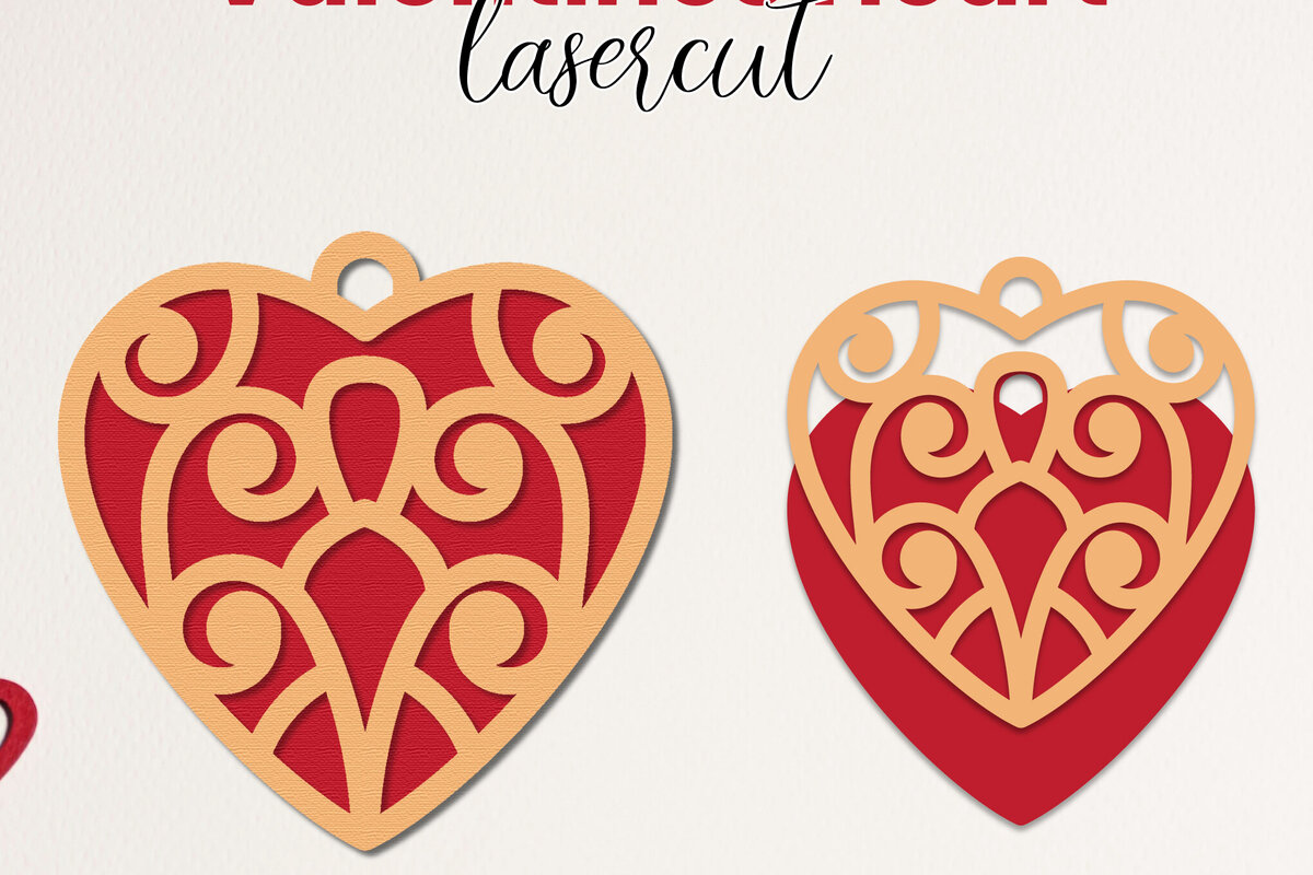 Intra απο ξύλο plywood 3mm-4mm πάχος – Κοπή με λέιζερ καρδιάς Αγίου Βαλεντίνου Δίασταση  20x20 cm INTRAFABR-113463653