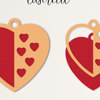 Intra απο ξύλο plywood 3mm-4mm πάχος – Κοπή με λέιζερ καρδιάς Αγίου Βαλεντίνου Δίασταση  20x20 cm INTRAFABR-113718981 - Image 1