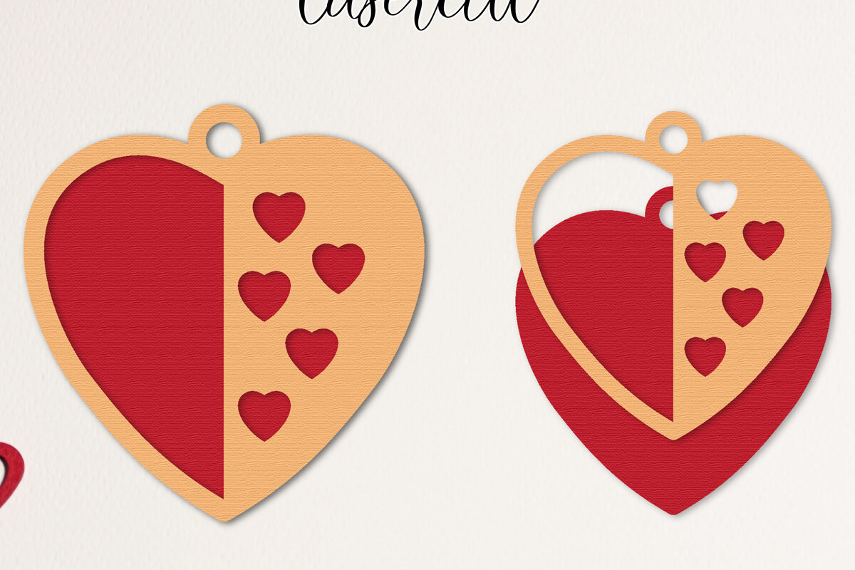 Intra απο ξύλο plywood 3mm-4mm πάχος – Κοπή με λέιζερ καρδιάς Αγίου Βαλεντίνου Δίασταση  20x20 cm INTRAFABR-113718981