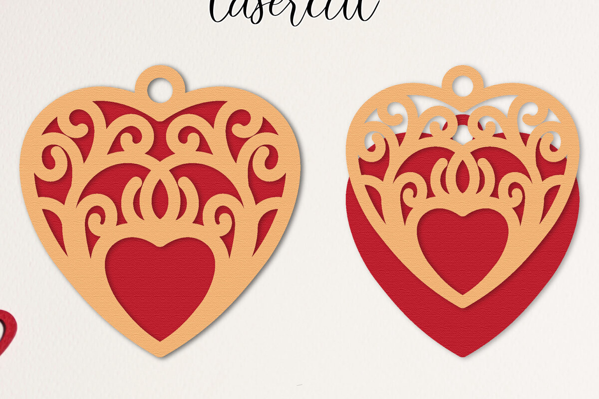 Intra απο ξύλο plywood 3mm-4mm πάχος – Κοπή με λέιζερ καρδιάς Αγίου Βαλεντίνου Δίασταση  20x20 cm INTRAFABR-113719107