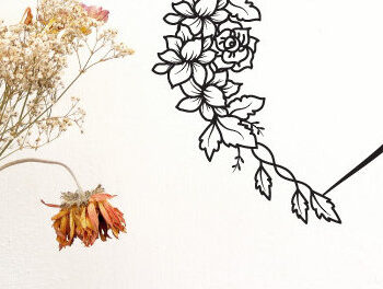 Intra απο ξύλο plywood 3mm-4mm πάχος – Valentine's Heart Rose Wall Art 1392 Δίασταση  40x30 cm INTRAFABR-115449910 - Image 3