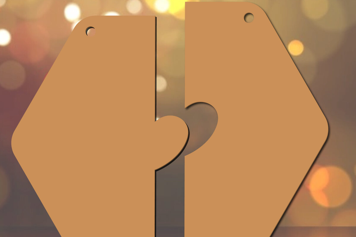 Intra απο ξύλο plywood 3mm-4mm πάχος – Μπρελόκ Αγίου Βαλεντίνου Laser-Cut Δίασταση  5x5 cm INTRAFABR-21352665