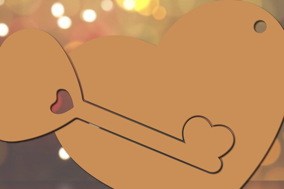 Intra απο ξύλο plywood 3mm-4mm πάχος – Μπρελόκ Αγίου Βαλεντίνου με Δίασταση  5x5 cm INTRAFABR-21335821