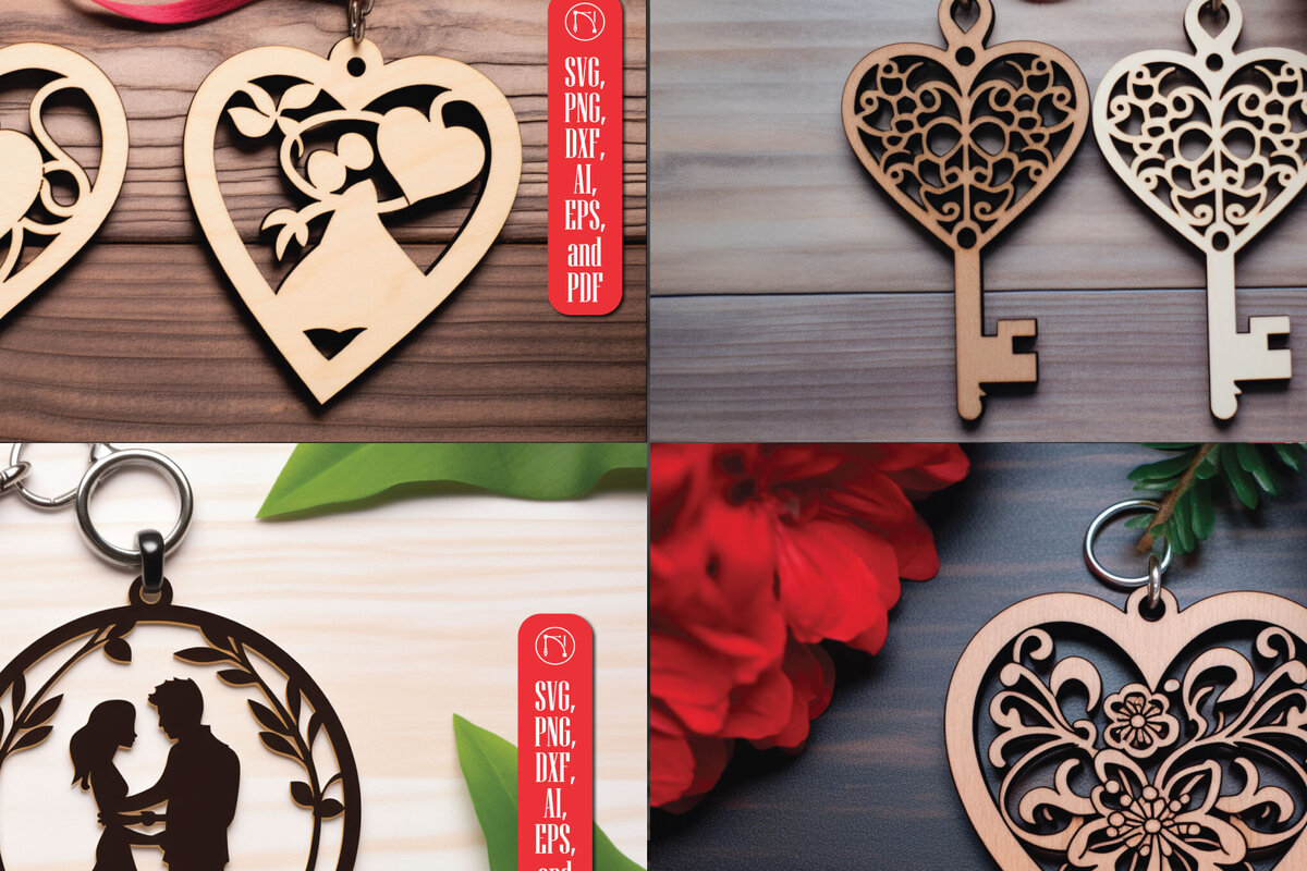 Intra απο ξύλο plywood 3mm-4mm πάχος – Μπρελόκ Αγίου Βαλεντίνου Design Δίασταση  5x5 cm INTRAFABR-85816403