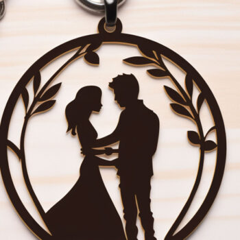 Intra απο ξύλο plywood 3mm-4mm πάχος – Μπρελόκ Αγίου Βαλεντίνου Design Δίασταση  5x5 cm INTRAFABR-85816403 - Image 4