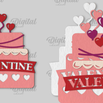 Intra απο ξύλο plywood 3mm-4mm πάχος – Κόψιμο χαρτιού με στρώσεις καρτών του Αγίου Βαλεντίνου Δίασταση  20x20 cm INTRAFABR-114197796 - Image 3