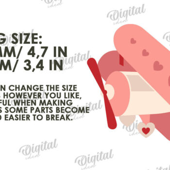 Intra απο ξύλο plywood 3mm-4mm πάχος – Κόψιμο χαρτιού με στρώσεις καρτών του Αγίου Βαλεντίνου Δίασταση  20x20 cm INTRAFABR-114197854 - Image 2