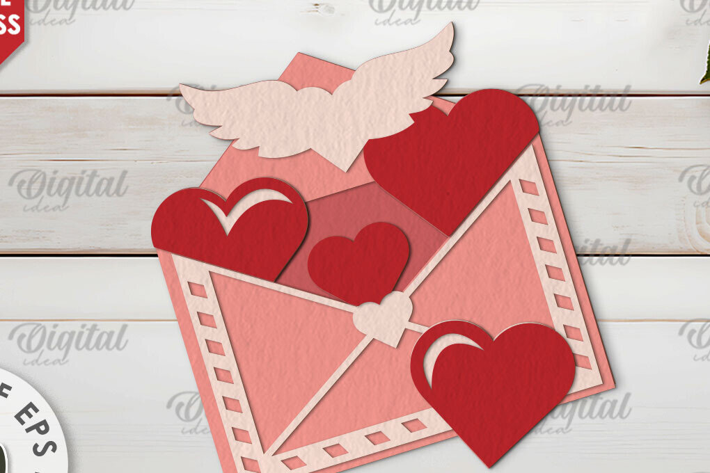 Intra απο ξύλο plywood 3mm-4mm πάχος – Κόψιμο χαρτιού με στρώσεις καρτών του Αγίου Βαλεντίνου Δίασταση  20x20 cm INTRAFABR-114197967