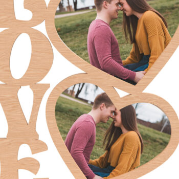 Intra απο ξύλο plywood 3mm-4mm πάχος – Πακέτο με λέιζερ Valentine's Love Δίασταση  20x20 cm INTRAFABR-110165642 - Image 3