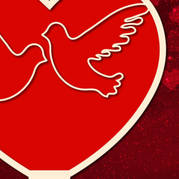 Intra απο ξύλο plywood 3mm-4mm πάχος – Valentine's Multi Layer Heart Stand Δίασταση 20x20 cm INTRAFABR-23712622 - Image 1