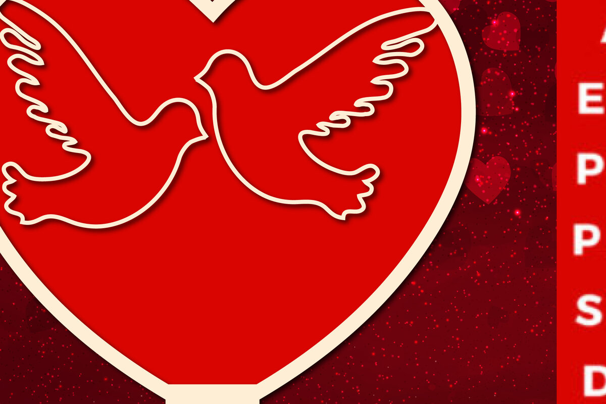 Intra απο ξύλο plywood 3mm-4mm πάχος – Valentine's Multi Layer Heart Stand Δίασταση  20x20 cm INTRAFABR-23712622