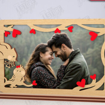 Intra απο ξύλο plywood 3mm-4mm πάχος – Πακέτο κορνίζας του Αγίου Βαλεντίνου | CNC Δίασταση  20x20 cm INTRAFABR-115368215 - Image 4