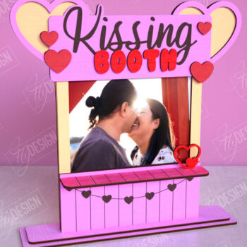 Intra απο ξύλο plywood 3mm-4mm πάχος – Πακέτο κορνίζας του Αγίου Βαλεντίνου | Δώρο Δίασταση  20x20 cm INTRAFABR-113579709 - Image 2