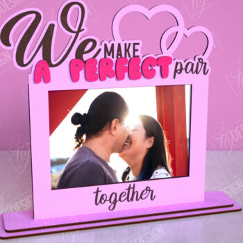 Intra απο ξύλο plywood 3mm-4mm πάχος – Πακέτο κορνίζας του Αγίου Βαλεντίνου | Δώρο Δίασταση  20x20 cm INTRAFABR-113579709 - Image 3