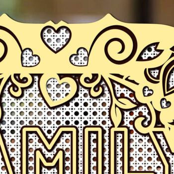 Intra απο ξύλο plywood 3mm-4mm πάχος – Πακέτο κοπής με λέιζερ για κορνίζα Αγίου Βαλεντίνου Δίασταση  20x20 cm INTRAFABR-58736435 - Image 4