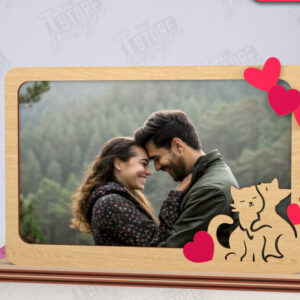 Intra απο ξύλο plywood 3mm-4mm πάχος – Κορνίζα του Αγίου Βαλεντίνου | Ρομαντικό δώρο Δίασταση  20x20 cm INTRAFABR-115367810