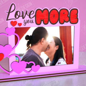 Intra απο ξύλο plywood 3mm-4mm πάχος – Κορνίζα του Αγίου Βαλεντίνου | Ρομαντικό δώρο Δίασταση  20x20 cm INTRAFABR-113578511