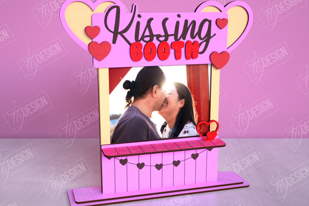 Intra απο ξύλο plywood 3mm-4mm πάχος – Κορνίζα του Αγίου Βαλεντίνου | Ρομαντικό δώρο Δίασταση  20x20 cm INTRAFABR-113578575