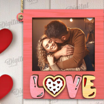 Intra απο ξύλο plywood 3mm-4mm πάχος – Πακέτο LaserCut Κορνίζες Αγίου Βαλεντίνου Δίασταση  20x20 cm INTRAFABR-110248384 - Image 3