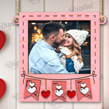 Intra απο ξύλο plywood 3mm-4mm πάχος – Πακέτο LaserCut Κορνίζες Αγίου Βαλεντίνου Δίασταση  20x20 cm INTRAFABR-110248384 - Image 6