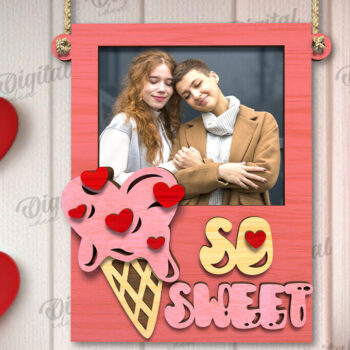 Intra απο ξύλο plywood 3mm-4mm πάχος – Πακέτο LaserCut Κορνίζες Αγίου Βαλεντίνου Δίασταση  20x20 cm INTRAFABR-110248384 - Image 7