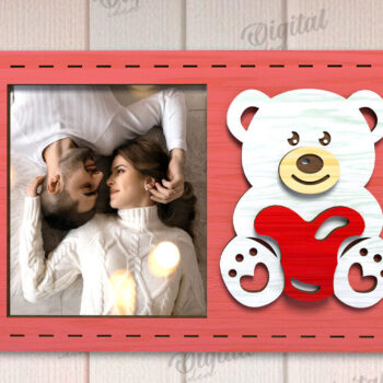 Intra απο ξύλο plywood 3mm-4mm πάχος – Πακέτο LaserCut Κορνίζες Αγίου Βαλεντίνου Δίασταση  20x20 cm INTRAFABR-110248384 - Image 8