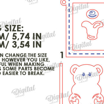 Intra απο ξύλο plywood 3mm-4mm πάχος – Πακέτο LaserCut Κορνίζες Αγίου Βαλεντίνου Δίασταση  20x20 cm INTRAFABR-110248384 - Image 13