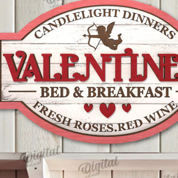 Intra απο ξύλο plywood 3mm-4mm πάχος – Πακέτο κοπής με λέιζερ ρετρό σημαδιών του Αγίου Βαλεντίνου Δίασταση  20x20 cm INTRAFABR-110594548 - Image 7