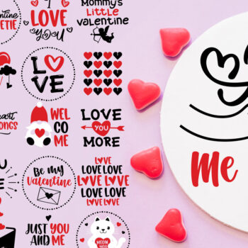 Intra απο ξύλο plywood 3mm-4mm πάχος – Πακέτο στρογγυλών πινακίδων Αγίου Βαλεντίνου Δίασταση  20x20 cm INTRAFABR-82897807 - Image 1