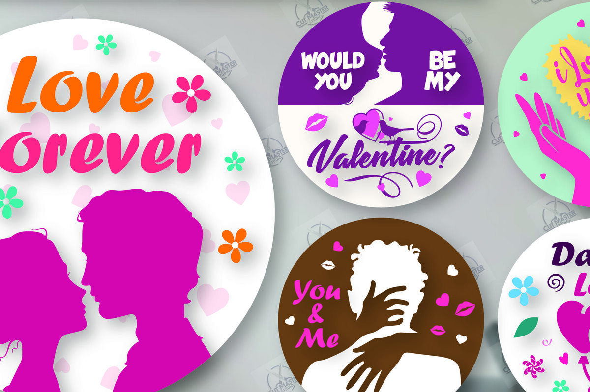 Intra απο ξύλο plywood 3mm-4mm πάχος – Πακέτο κοπής λέιζερ στρογγυλών πινακίδων του Αγίου Βαλεντίνου Δίασταση  20x20 cm INTRAFABR-113720021