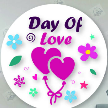 Intra απο ξύλο plywood 3mm-4mm πάχος – Πακέτο κοπής λέιζερ στρογγυλών πινακίδων του Αγίου Βαλεντίνου Δίασταση  20x20 cm INTRAFABR-113720021 - Image 5