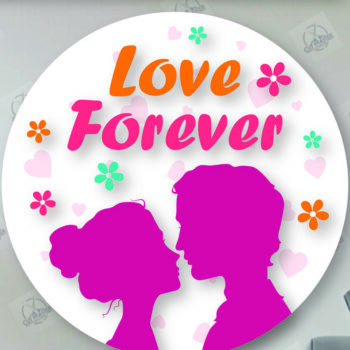 Intra απο ξύλο plywood 3mm-4mm πάχος – Στρογγυλές πινακίδες Αγίου Βαλεντίνου κοπής με λέιζερ Δίασταση  20x20 cm INTRAFABR-113719906 - Image 1