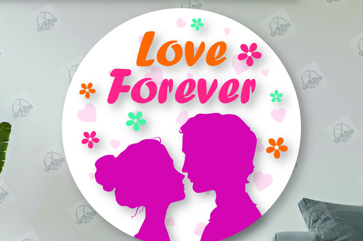 Intra απο ξύλο plywood 3mm-4mm πάχος – Στρογγυλές πινακίδες Αγίου Βαλεντίνου κοπής με λέιζερ Δίασταση  20x20 cm INTRAFABR-113719906