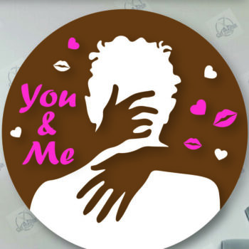 Intra απο ξύλο plywood 3mm-4mm πάχος – Στρογγυλές πινακίδες Αγίου Βαλεντίνου κοπής με λέιζερ Δίασταση  20x20 cm INTRAFABR-113719971 - Image 1