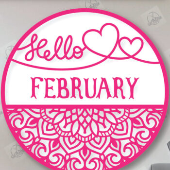 Intra απο ξύλο plywood 3mm-4mm πάχος – Στρογγυλές πινακίδες Αγίου Βαλεντίνου κοπής με λέιζερ Δίασταση  20x20 cm INTRAFABR-113859298 - Image 1