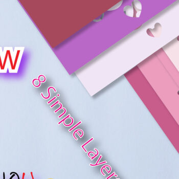 Intra απο ξύλο plywood 3mm-4mm πάχος – Πακέτο 3 σκιών για το Valentine's Shadow Box Δίασταση  20x20 cm INTRAFABR-24465697 - Image 8