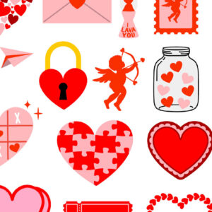 Intra απο ξύλο plywood 3mm-4mm πάχος – Valentines Δίασταση  20x20 cm INTRAFABR-88308711