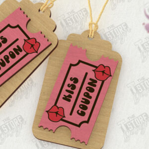 Intra απο ξύλο plywood 3mm-4mm πάχος – Ετικέτα του Αγίου Βαλεντίνου | Ετικέτα δώρου | Διακόσμηση δώρου Δίασταση 20x20 cm INTRAFABR-111310513