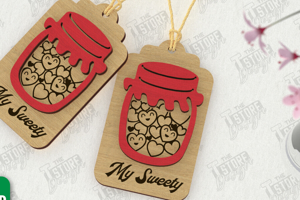 Intra απο ξύλο plywood 3mm-4mm πάχος – Ετικέτα του Αγίου Βαλεντίνου | Ετικέτα δώρου | Διακόσμηση δώρου Δίασταση  20x20 cm INTRAFABR-111310422