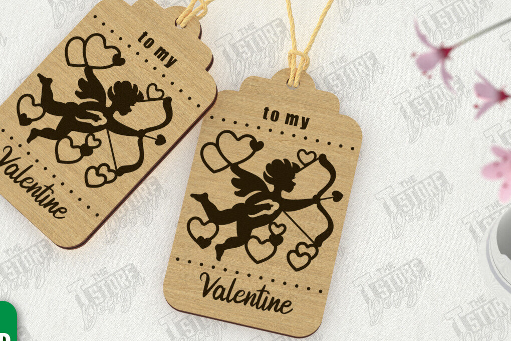 Intra απο ξύλο plywood 3mm-4mm πάχος – Ετικέτα του Αγίου Βαλεντίνου | Ετικέτα δώρου | Διακόσμηση δώρου Δίασταση 20x20 cm INTRAFABR-111310413