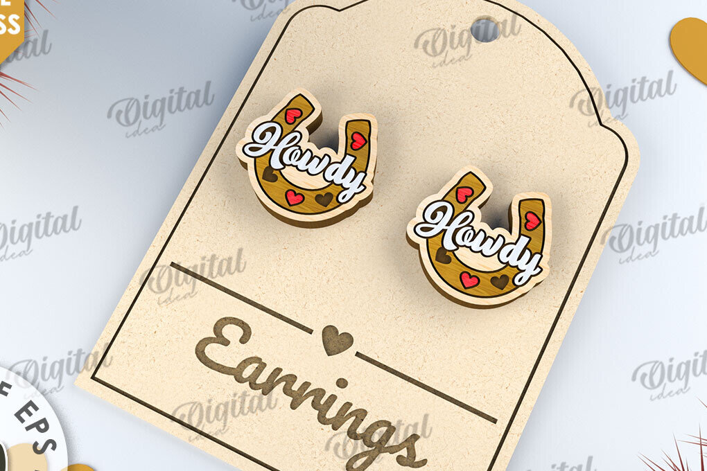 Intra απο ξύλο plywood 3mm-4mm πάχος – Σκουλαρίκια του Αγίου Βαλεντίνου με λέιζερ Δίασταση  5x5 cm INTRAFABR-112501424