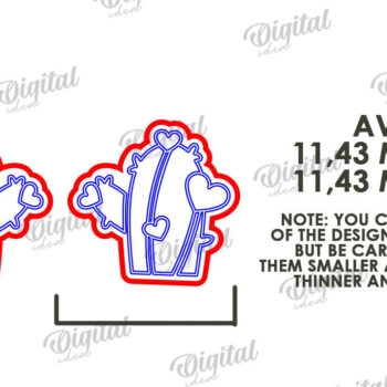 Intra απο ξύλο plywood 3mm-4mm πάχος – Σκουλαρίκια του Αγίου Βαλεντίνου με λέιζερ Δίασταση  5x5 cm INTRAFABR-112501624 - Image 2