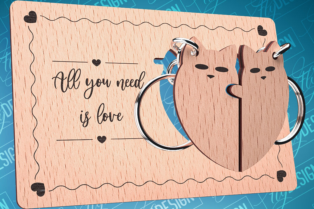 Intra απο ξύλο plywood 3mm-4mm πάχος – Ξύλινη κάρτα Αγίου Βαλεντίνου | CNC Δίασταση  20x20 cm INTRAFABR-87240445